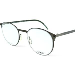 Flexon B2075 Mens Metal Eyeglass Frame 033 Gunmetal 49-21 Flexible Titanium